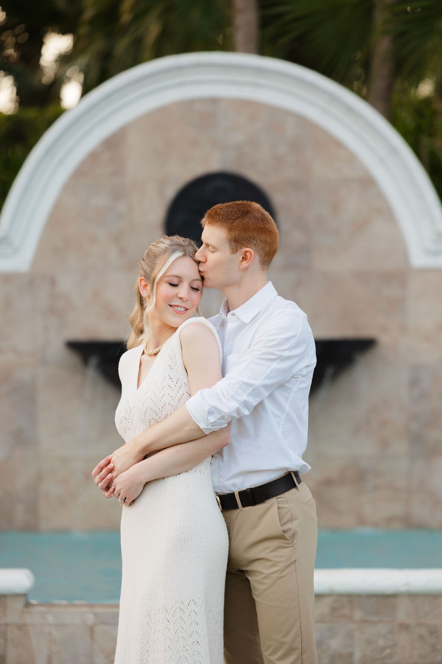 Engaged couple in Florida photographed by Tom Forrest Photography from Hudson, Ohio.