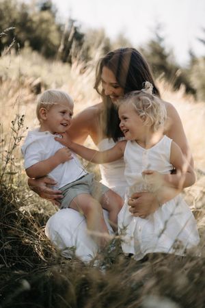 Mama und ihr Kinder