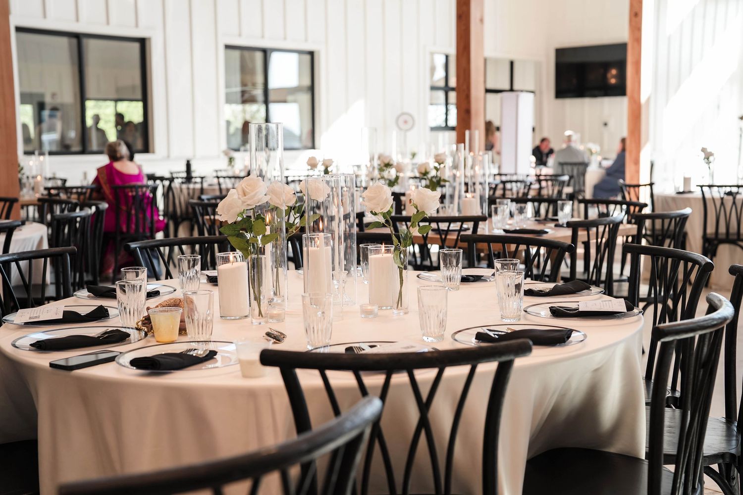 interior of  White Willow Meadows venue