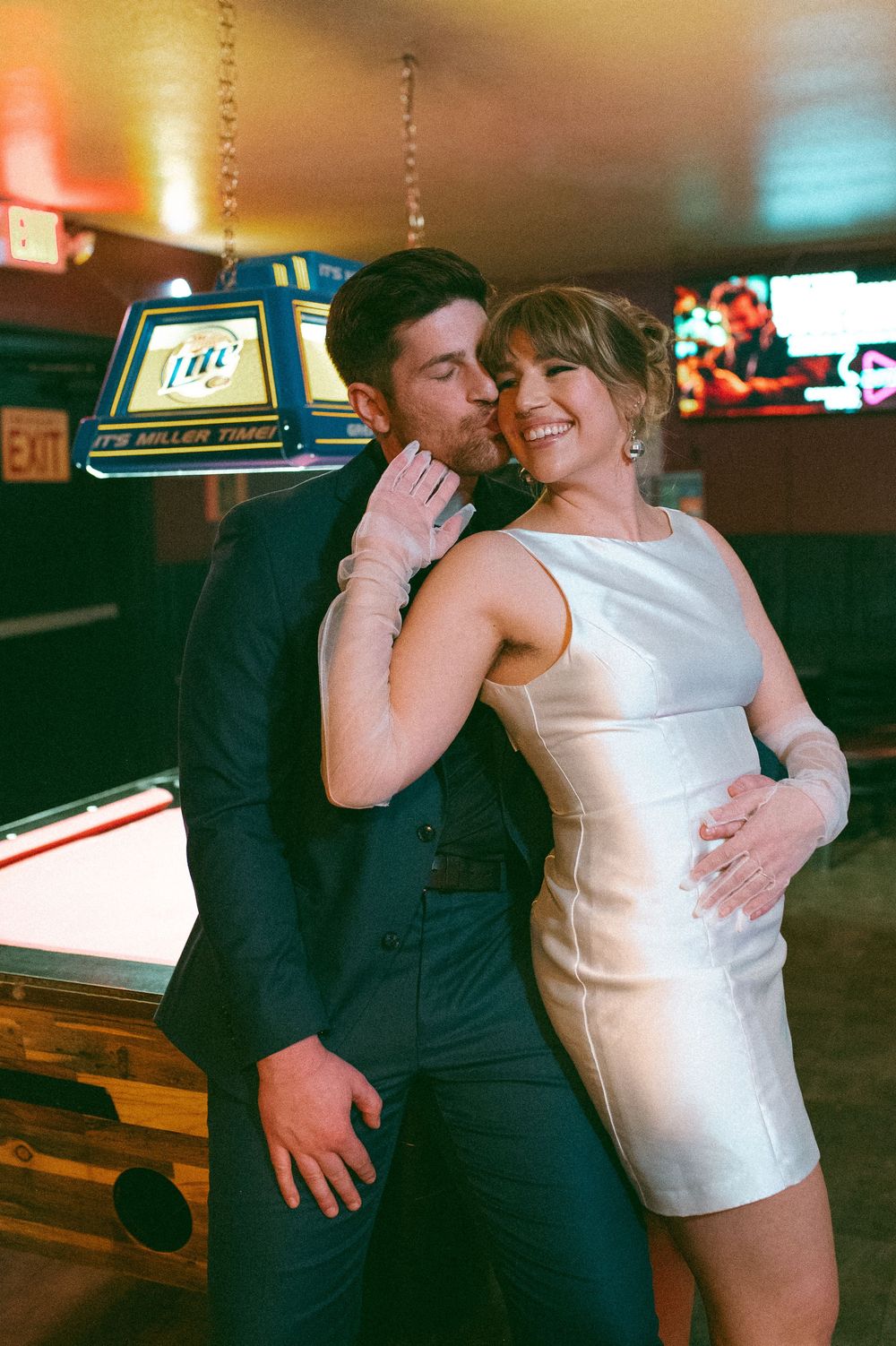 Las Vegas engagement session on film