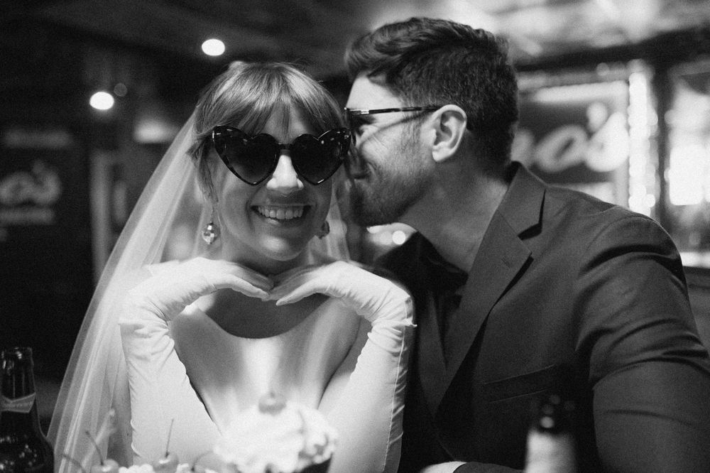 Las Vegas engagement session on film