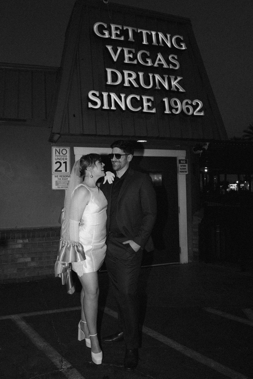 Las Vegas engagement session on film