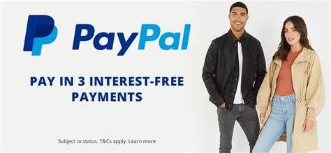 Images of paypal pay in 3 options