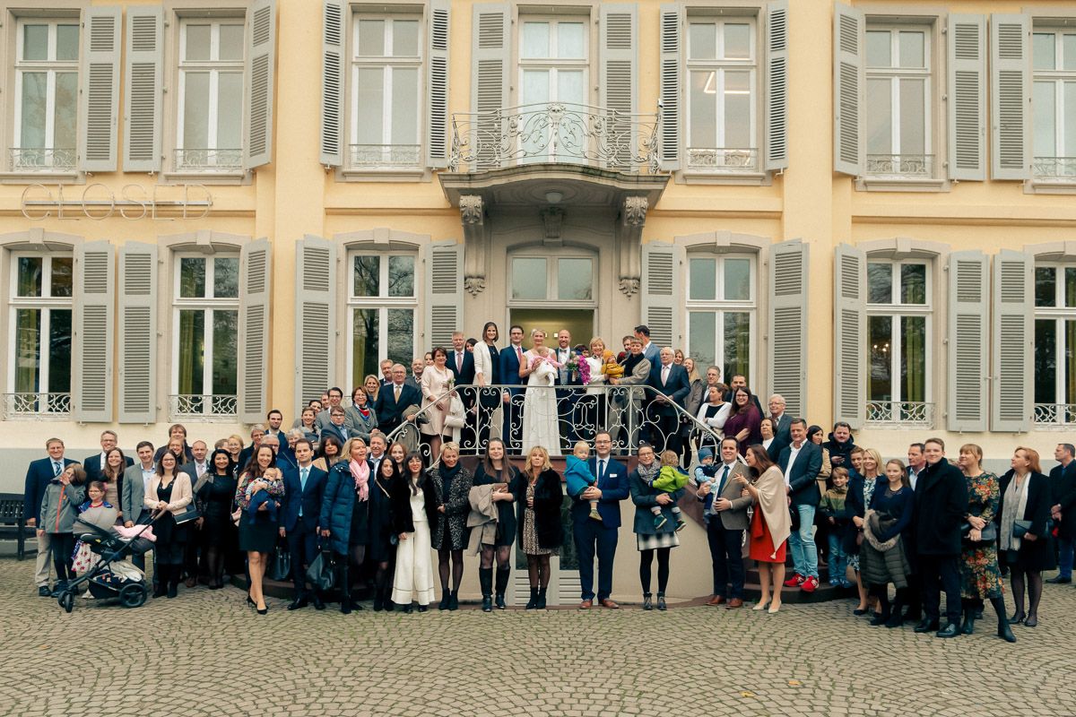 Standesamtliche Hochzeit in Schloss Morsbroich