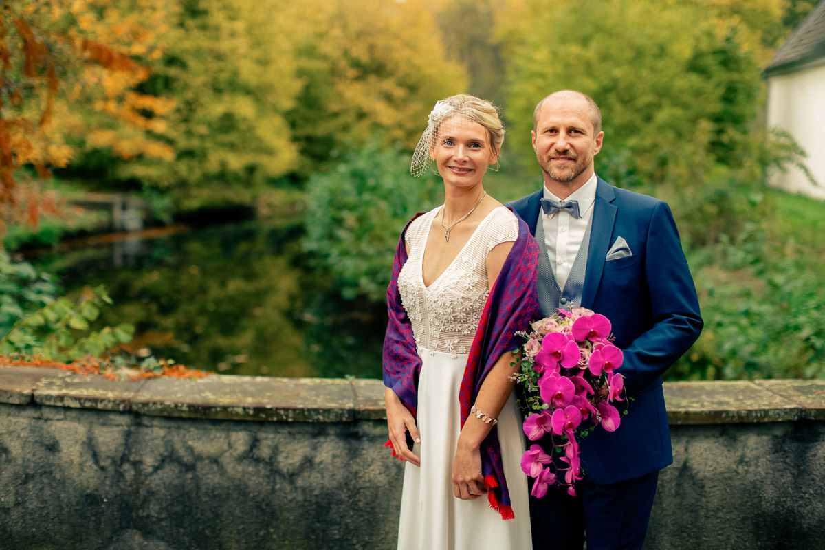 Hochzeitsfotografie in Schloss Morsbroich