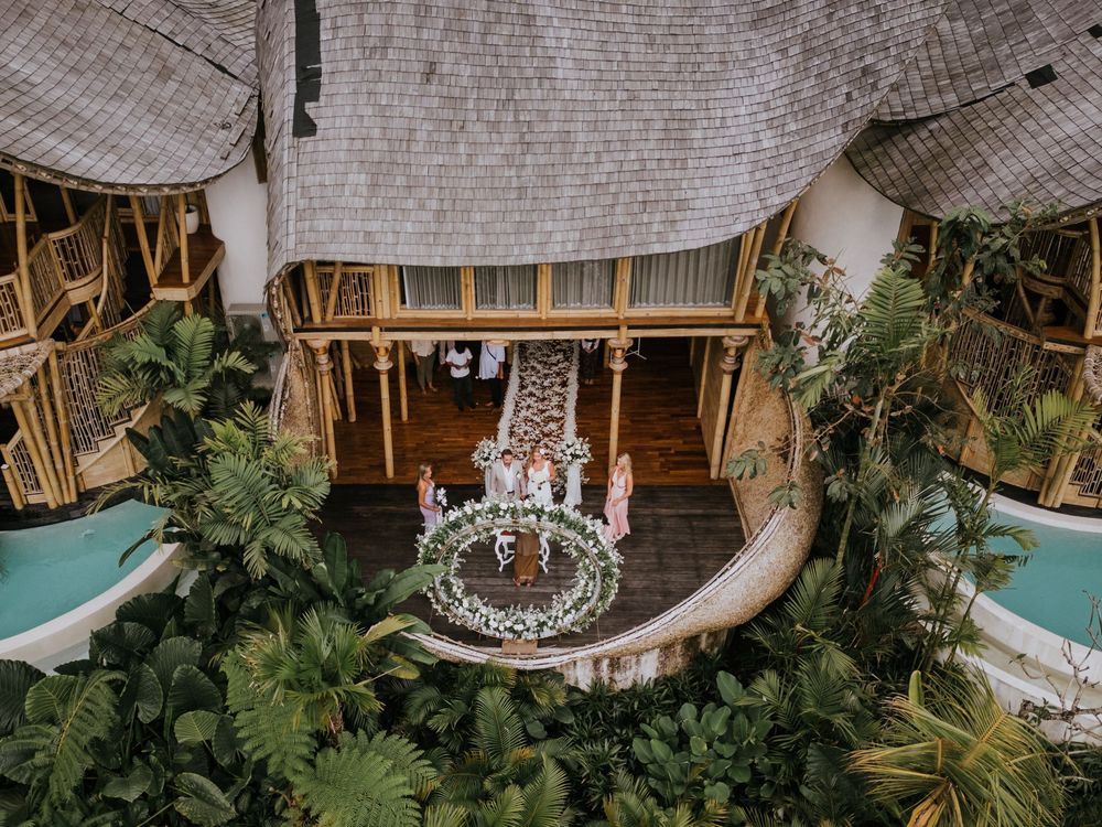 Bali birthday photography service with luxury villa setting