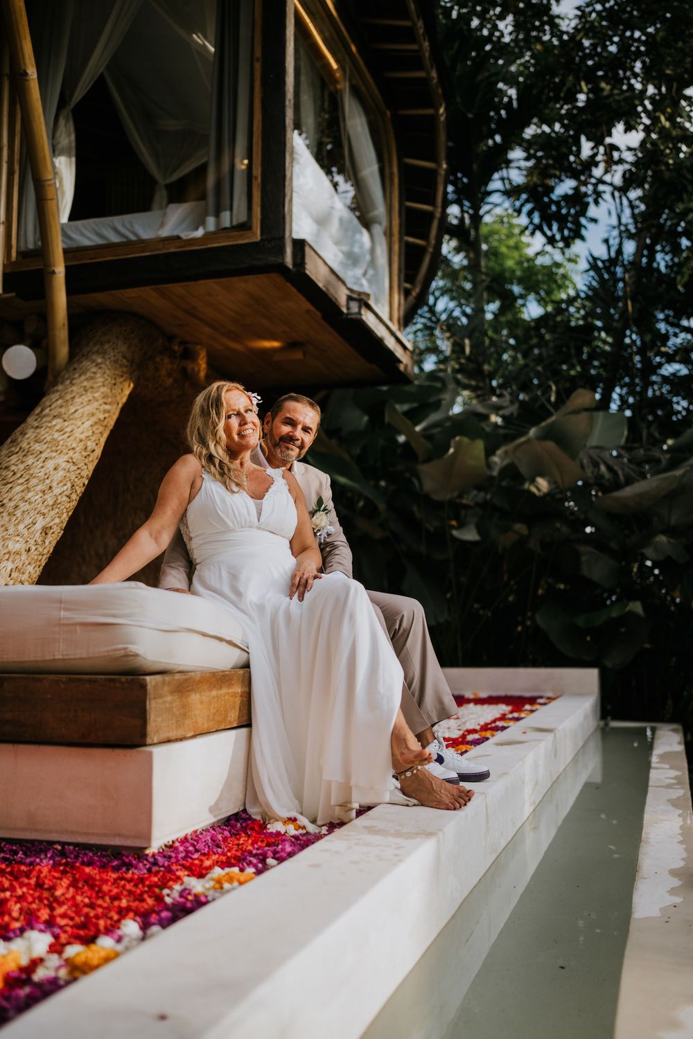 Bali birthday photography service with luxury villa setting