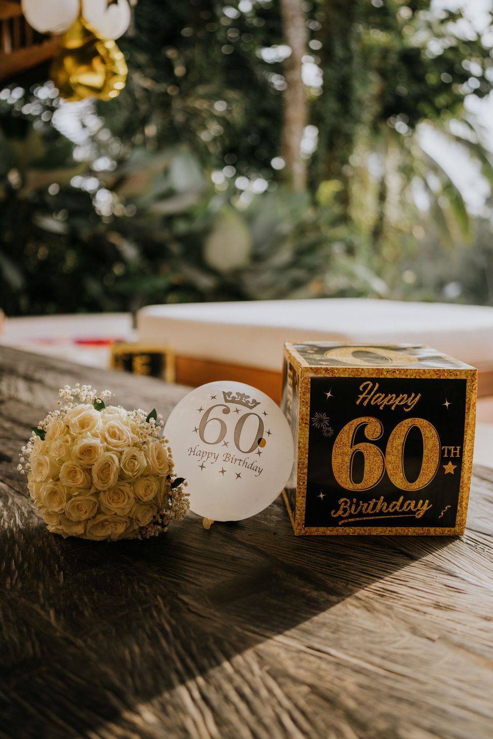 Bali birthday photography service with luxury villa setting