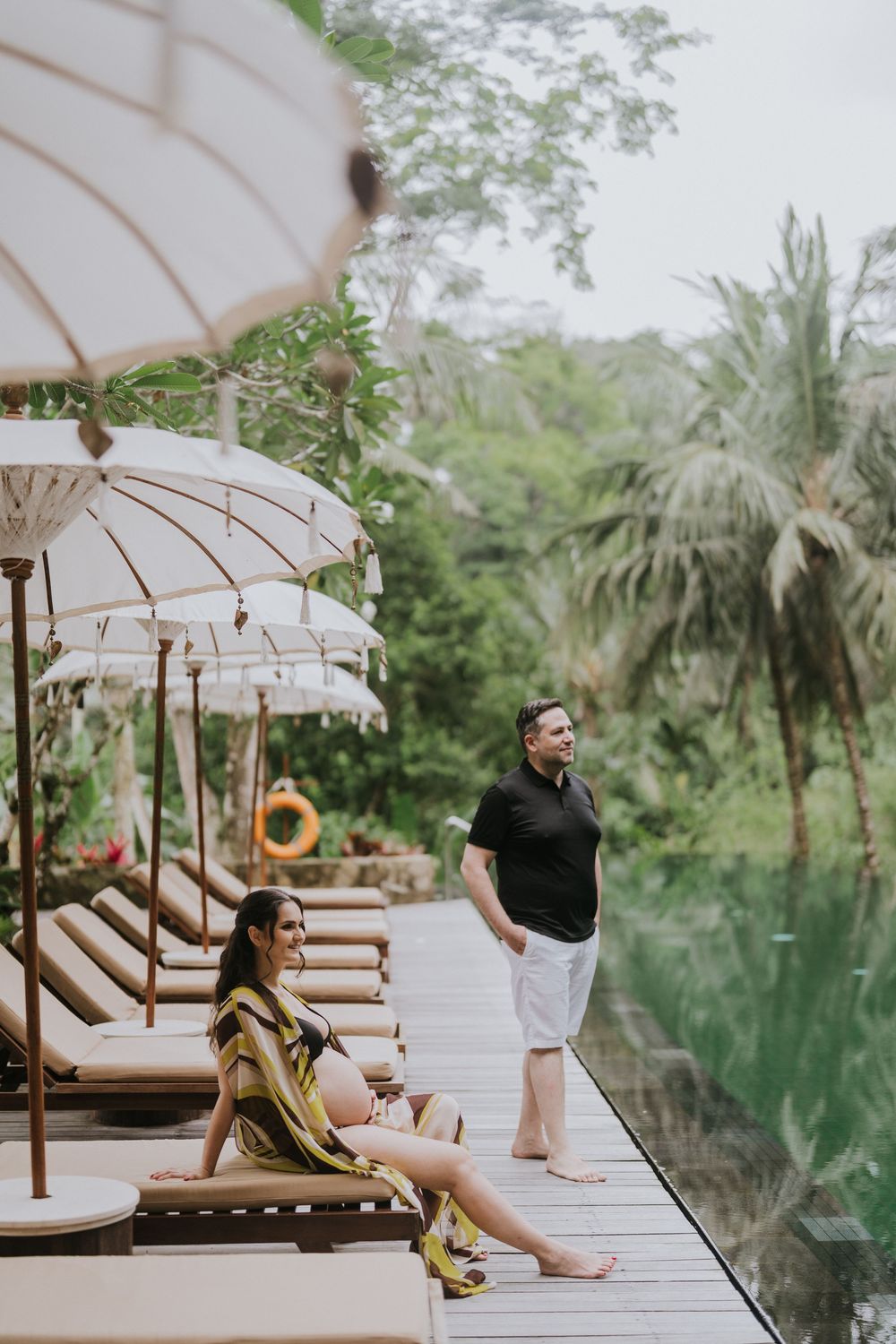 Maternity photoshoot session at Komaneka Bisma Ubud