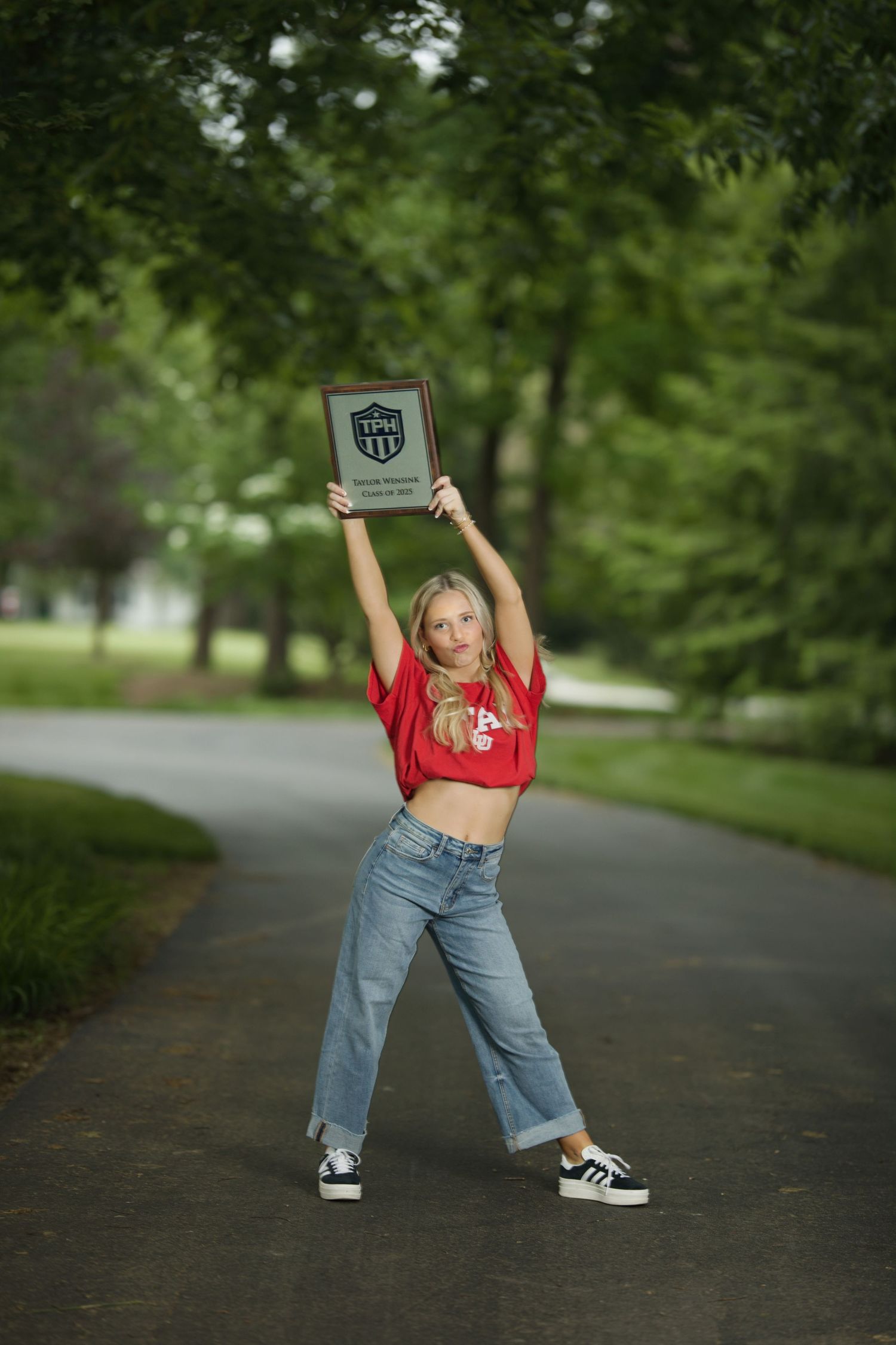 High school senior personality awards portrait in Wentzville MO by MJoy Photos