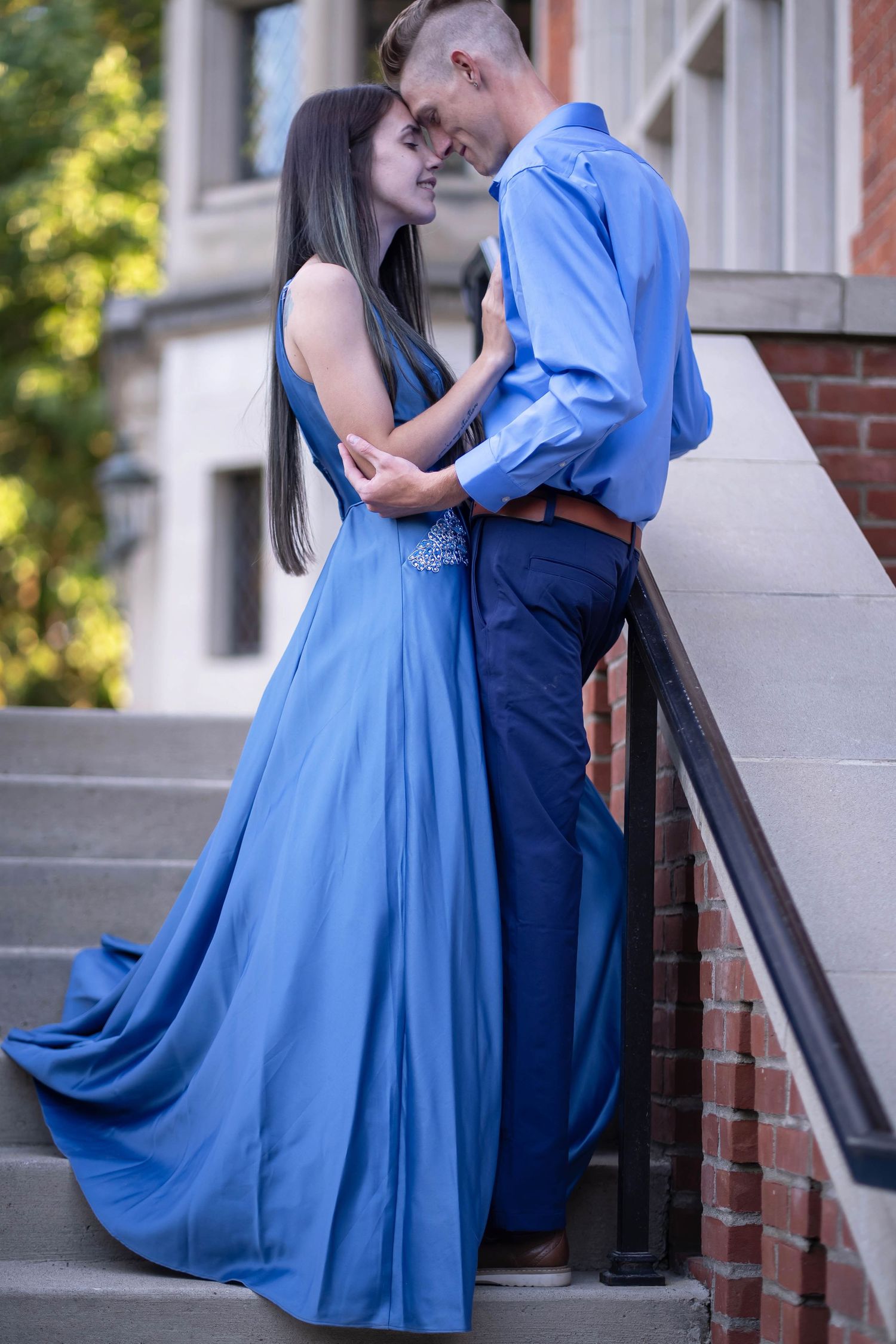 outdoor engagement session