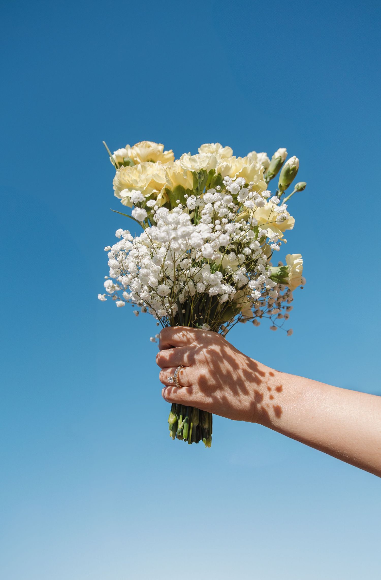 Clear blue skies for this elopement