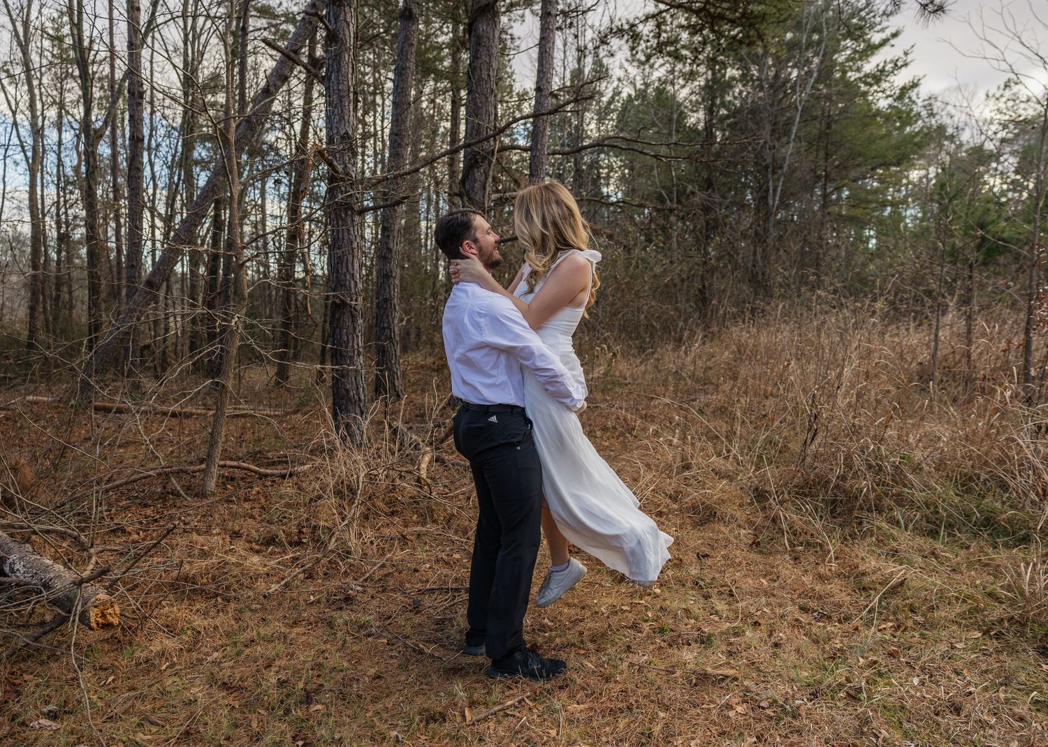 Woodsy elopement