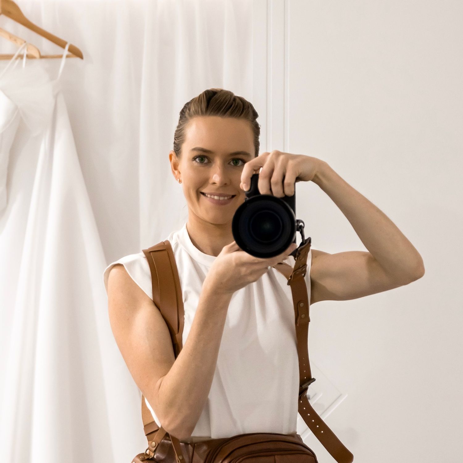 Professional headshot of photographer Jem, confident and approachable, by Jems Photography