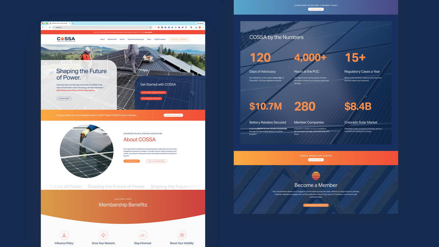Collection of responsive website header designs featuring clean modern layouts.