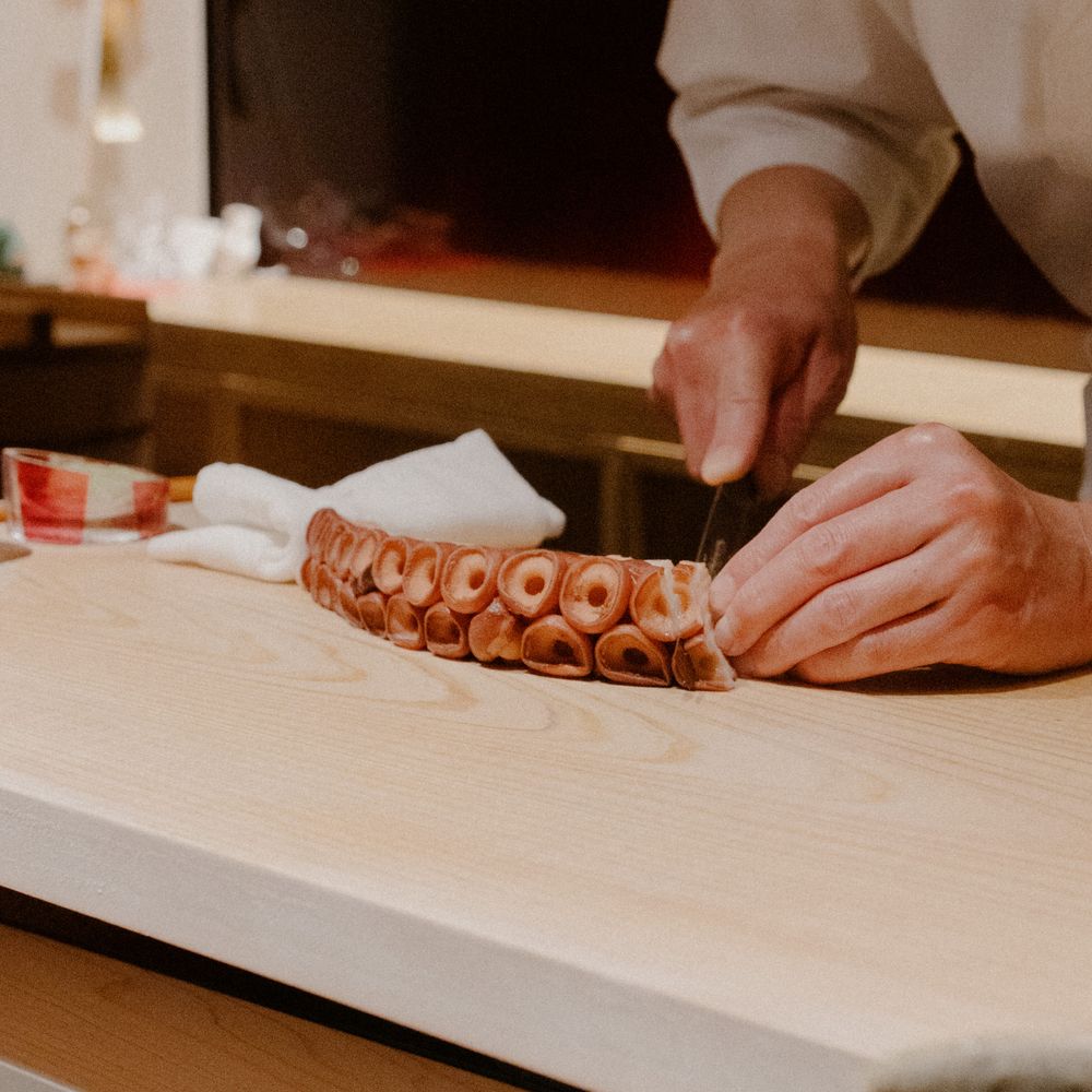 Octopus with wasabi only