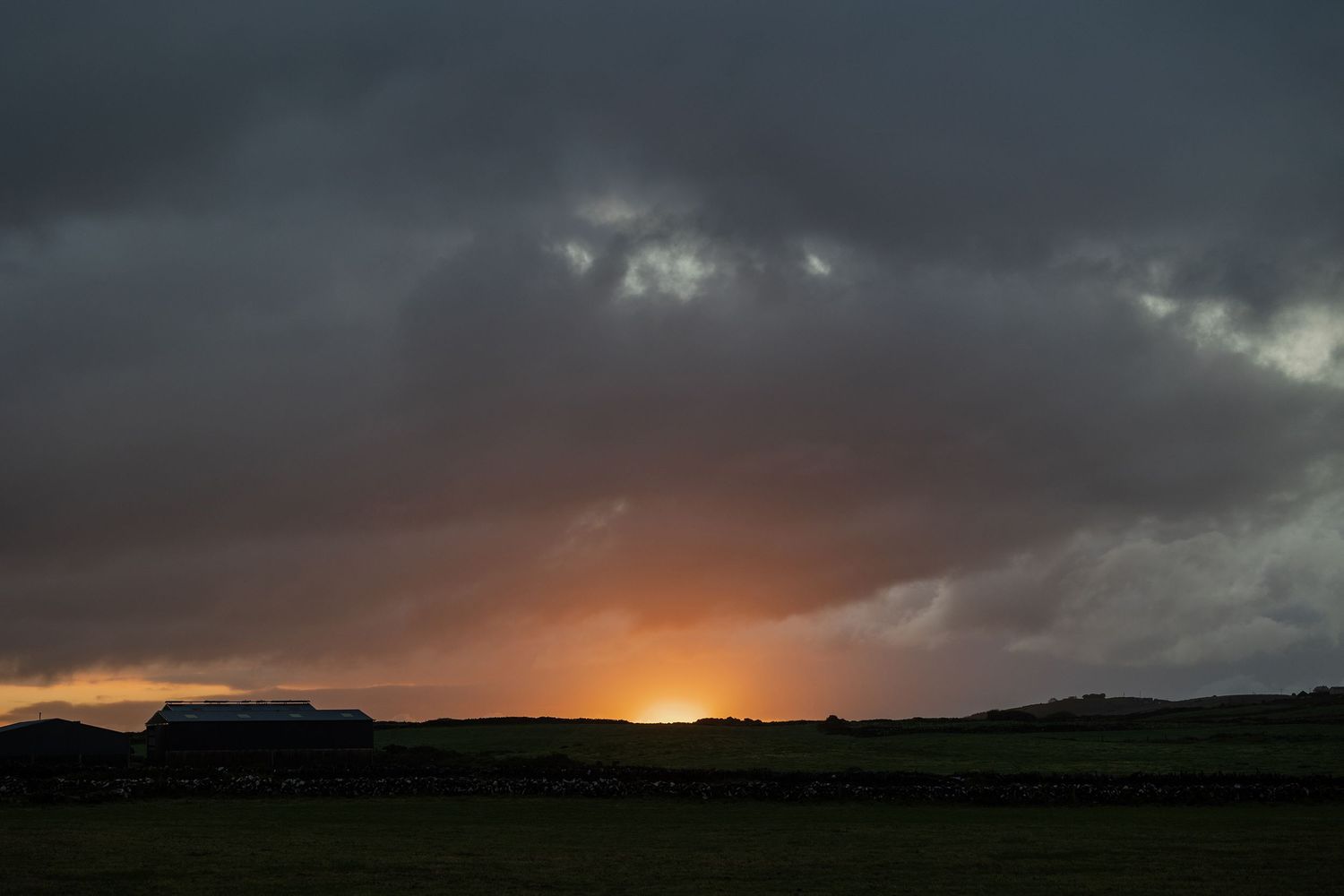 sunrise over Doolin