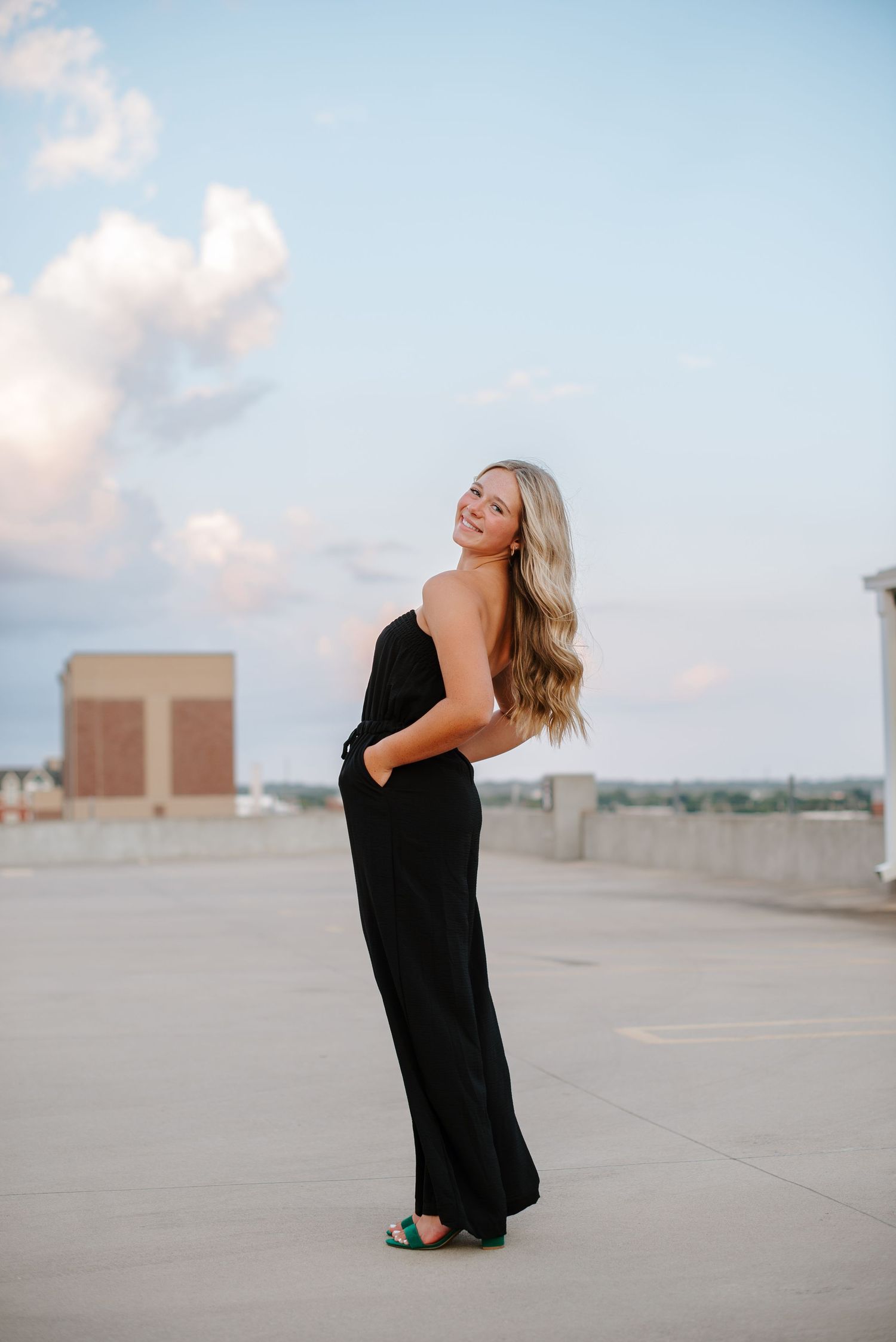 Senior pictures in downtown Wichita Kansas by Photographer Jessica Nadine Photography