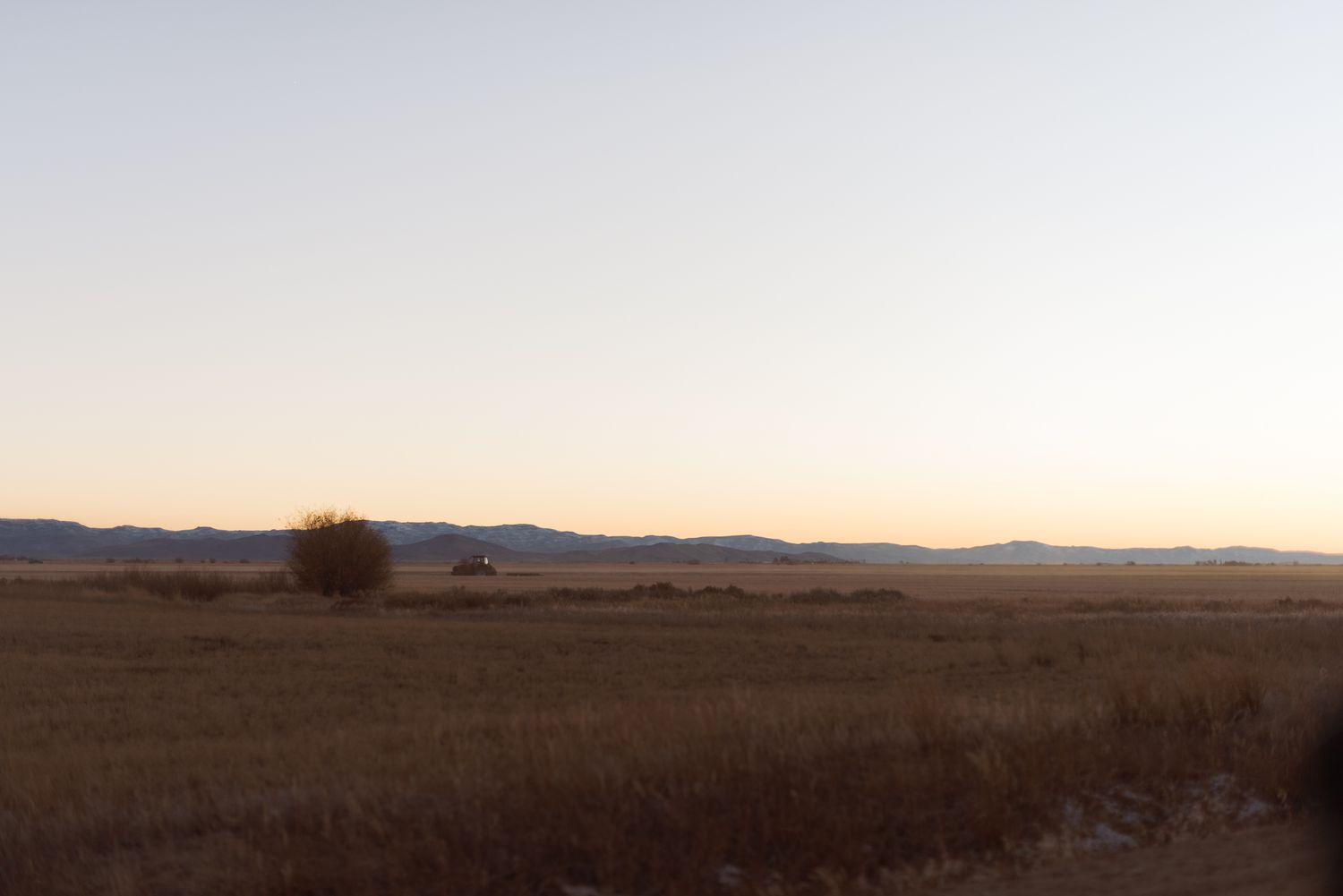 fairfield idaho at sunset