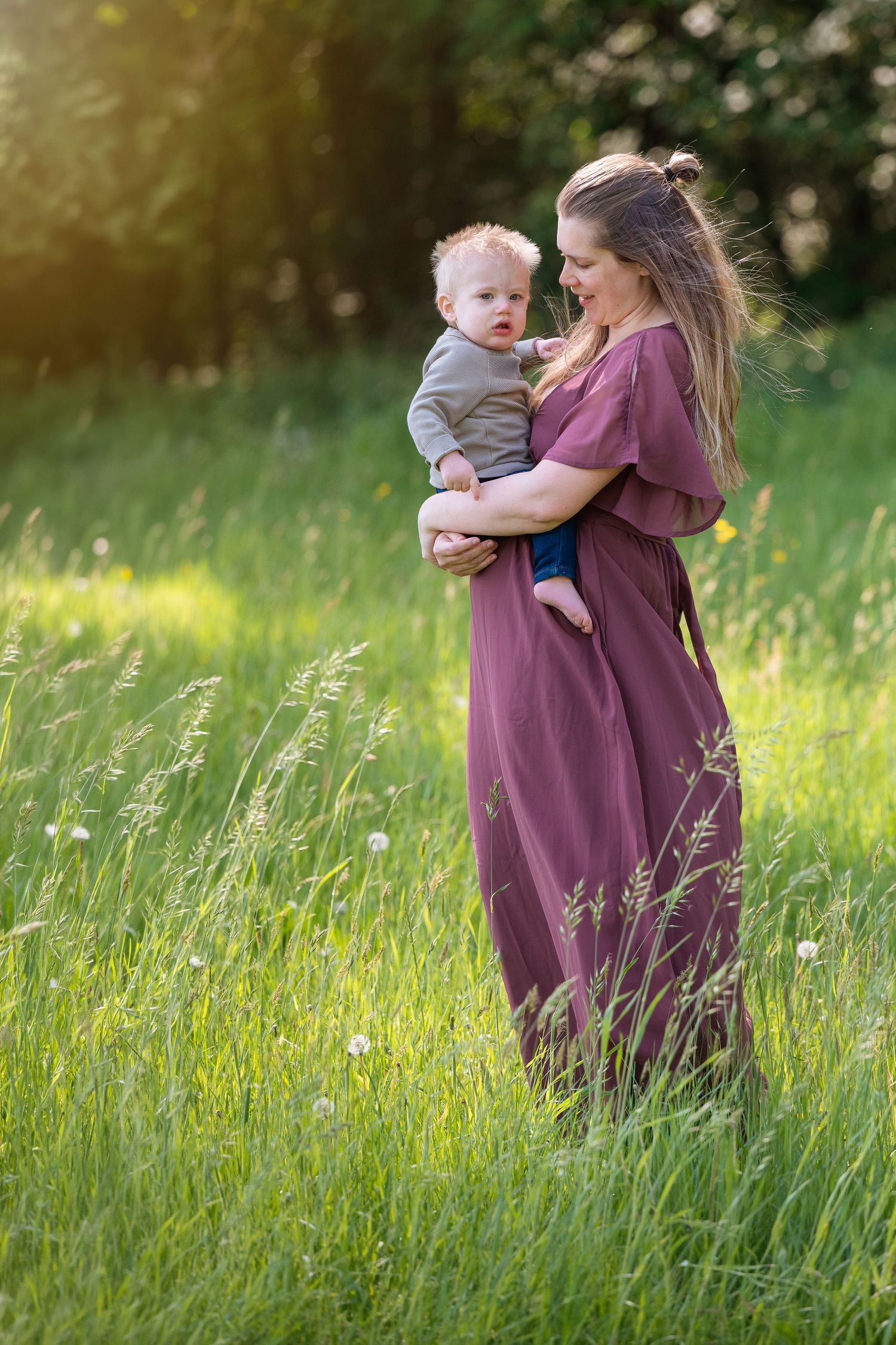 Familie, kinderen, portret, fotoshoot op locatie, fotograaf Halle;
