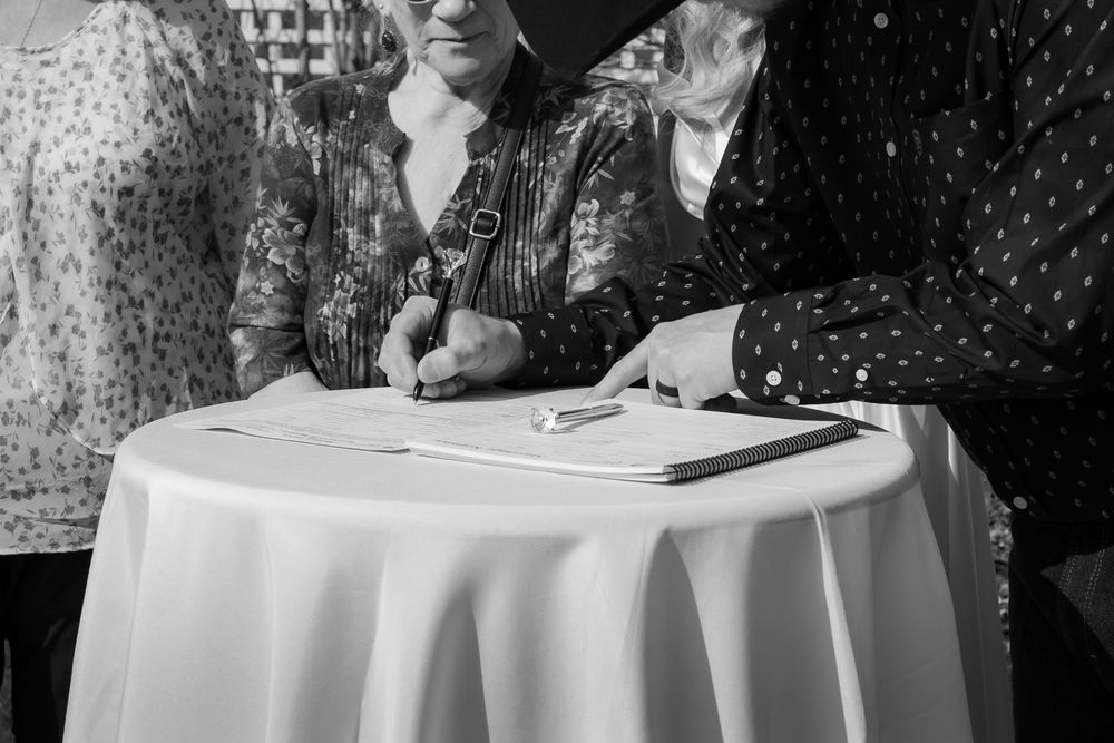 wedding portrait, black and white