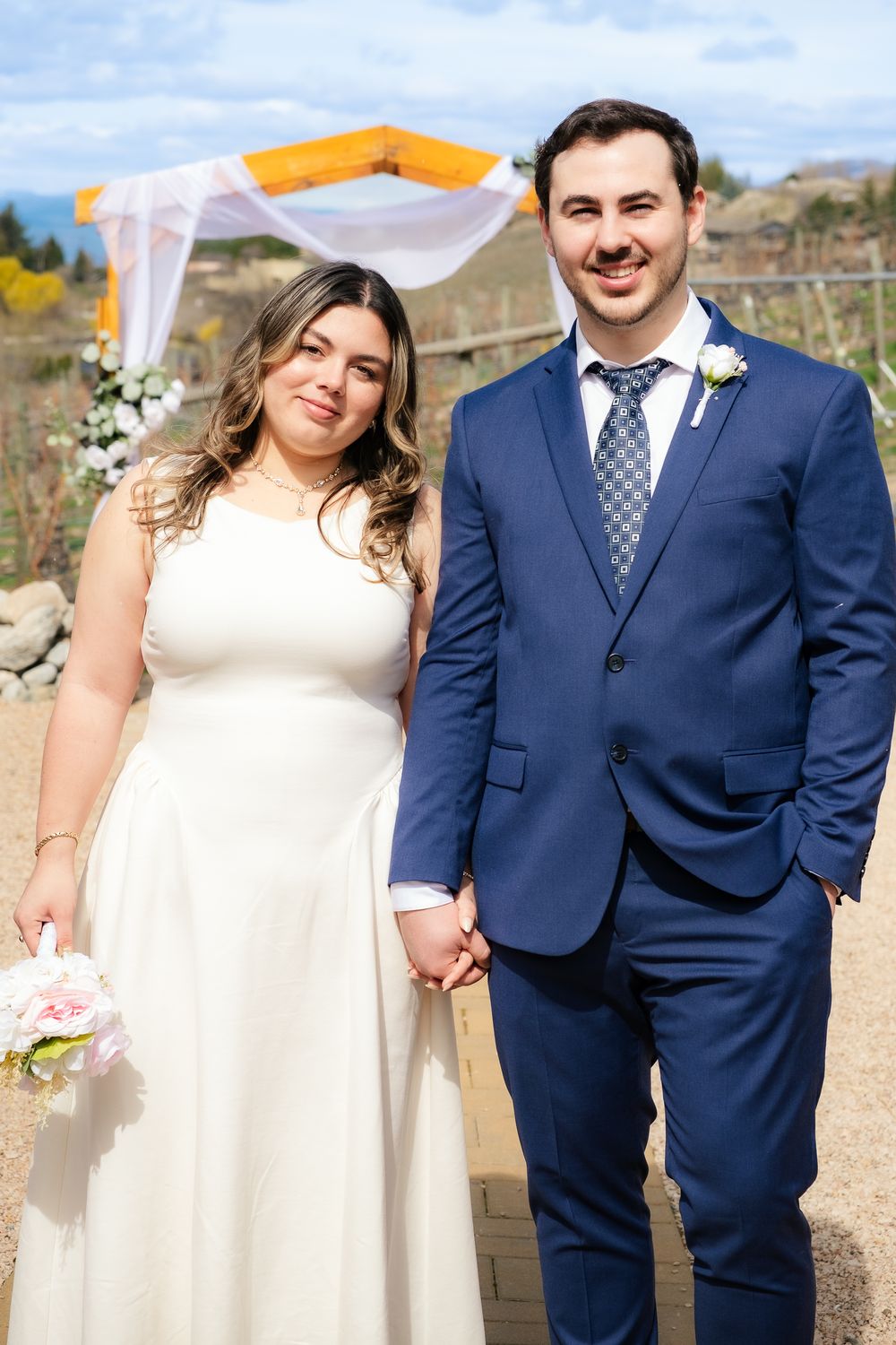 wedding couple portrait