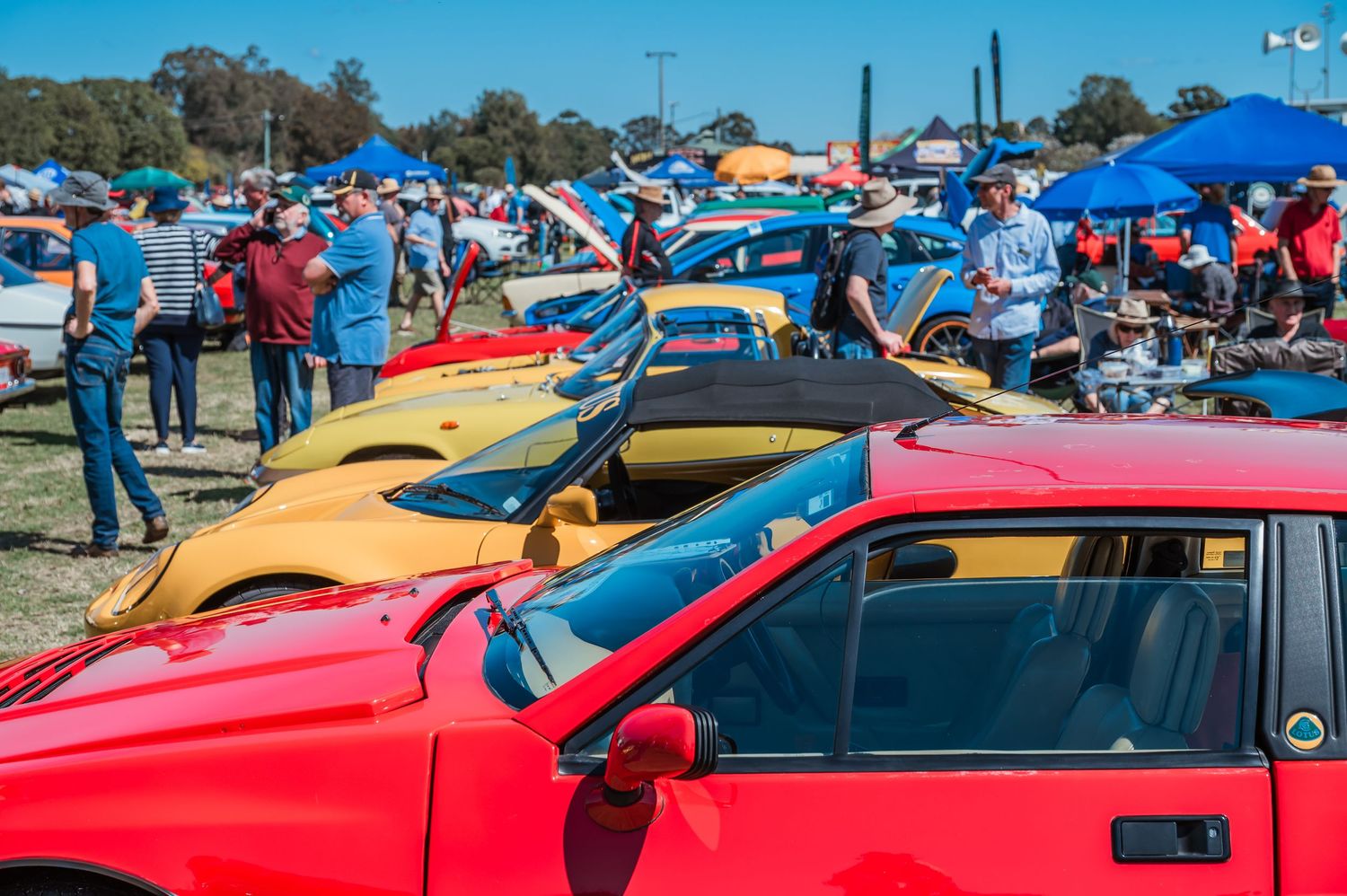 British classic car event - All British Day at Hawksbury Showground in Sydney.