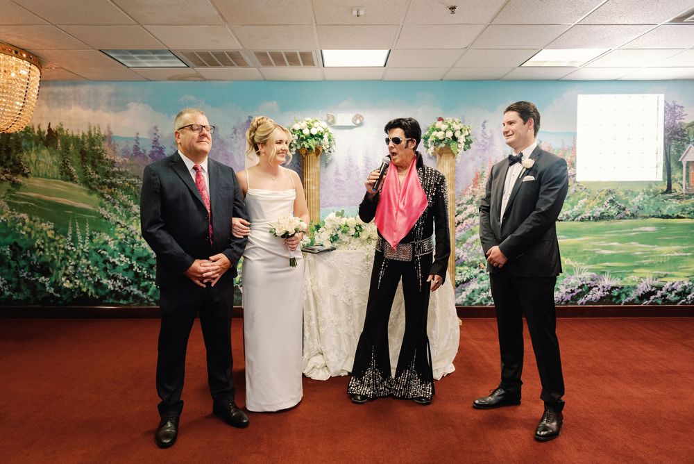 Little White chapel wedding
