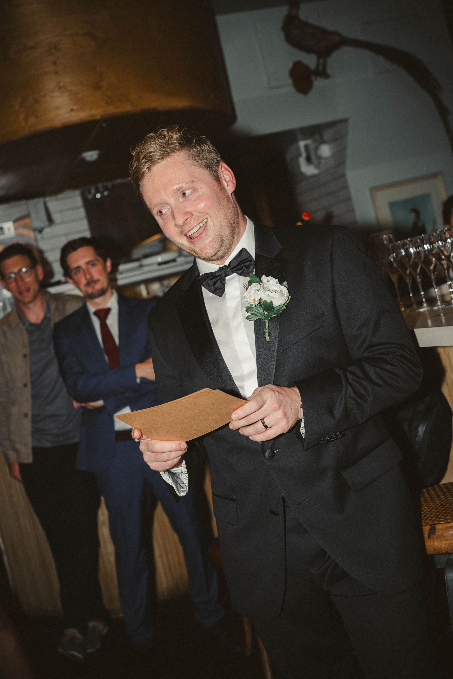 Wedding ceremony in Chelsea Town Hall, vintage wedding dress, wedding in pub