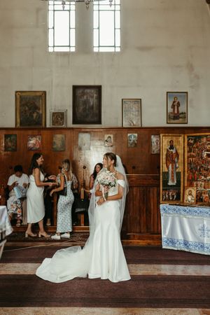 Romantic wedding moment captured by a Croatia wedding photographer in Dubrovnik, Hvar, Istria, and Zagreb – timeless destination wedding pho