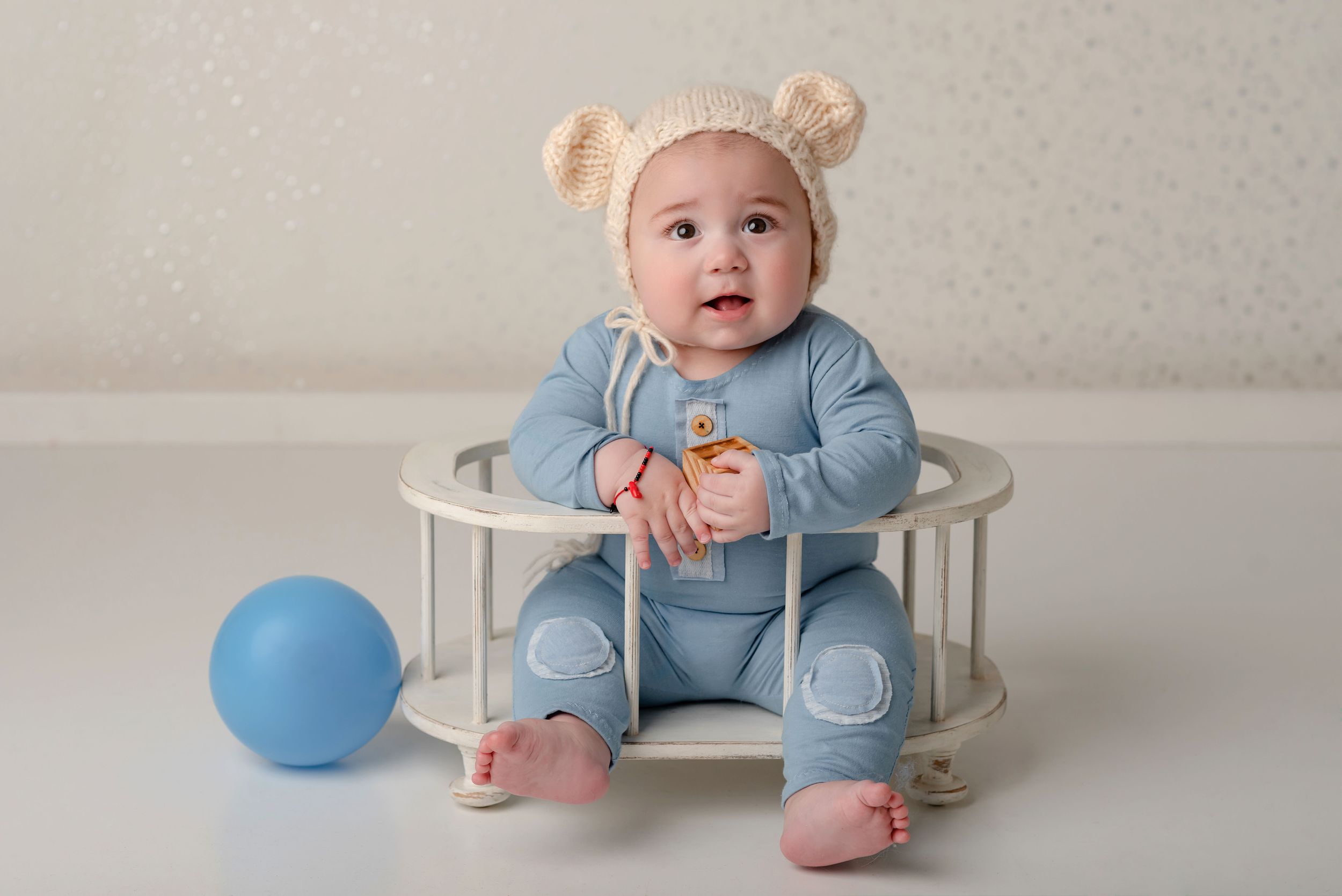 Mini baby sesión de fotos en Quilmes bebé de 6 a 8 meses