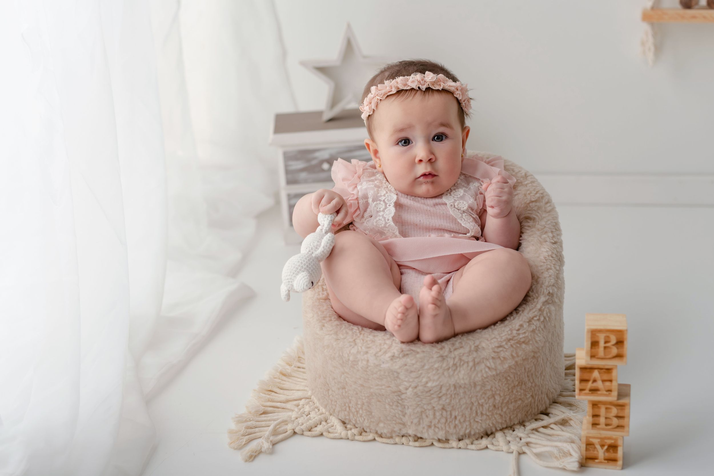 Mini baby sesión de fotos en Quilmes bebé de 6 a 8 meses