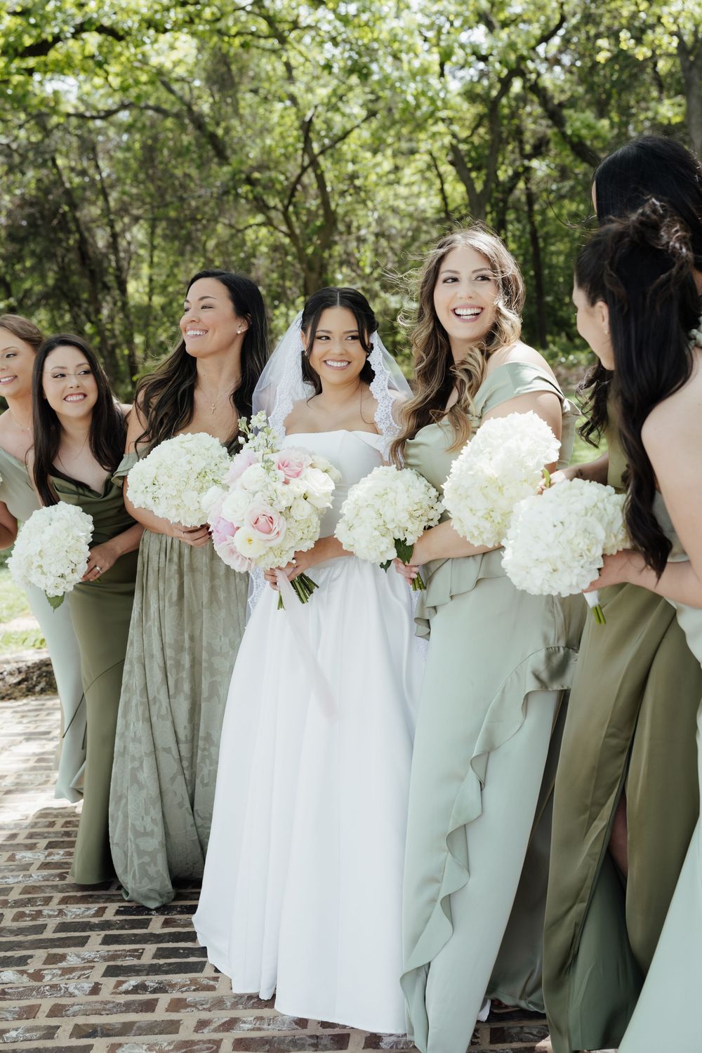 Springs Venue Valley View Texas , Texas Wedding Photographer, Bridesmaids Photos.