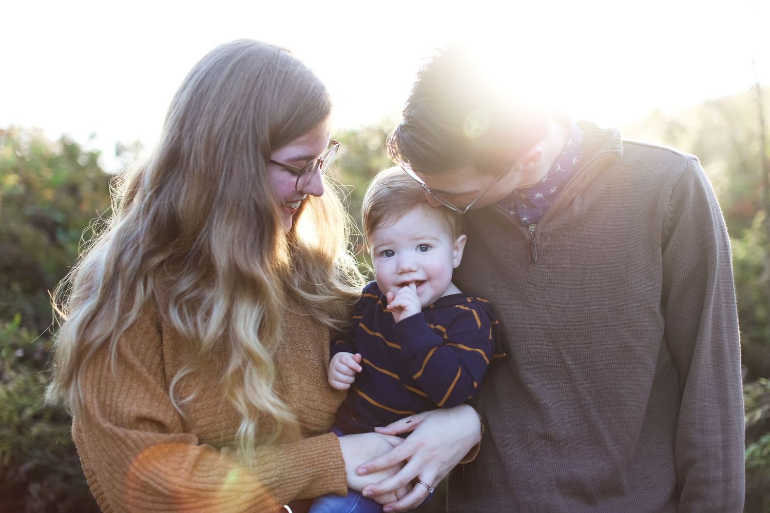 Family picture of family session.
