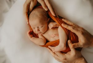newborn baby sleeping Beckenham photographer