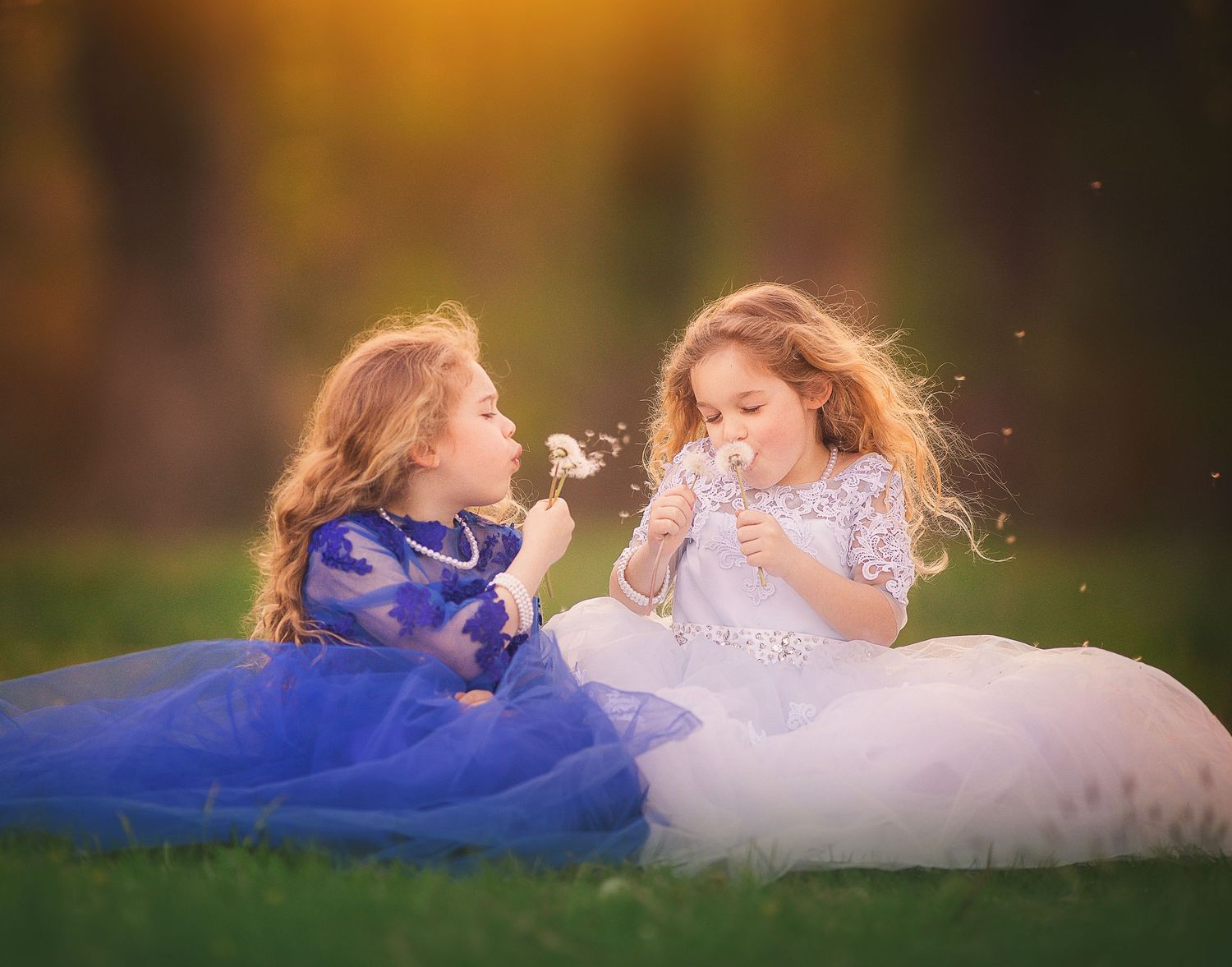 girls making a wish at fonthill castle dressed up like princesses for the day