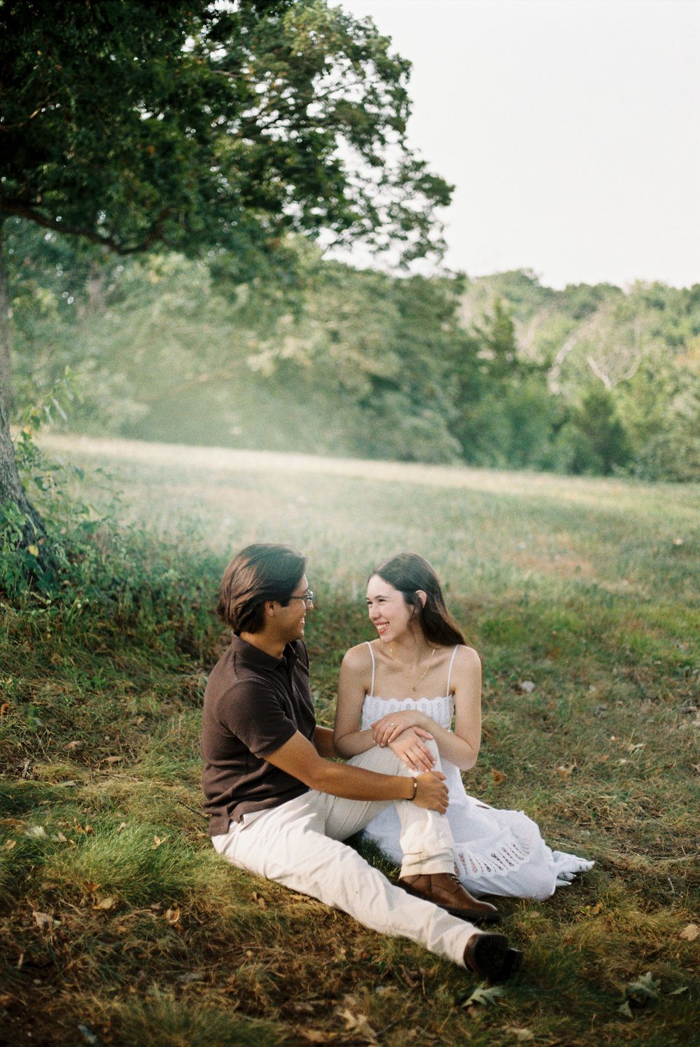 engagement session on film