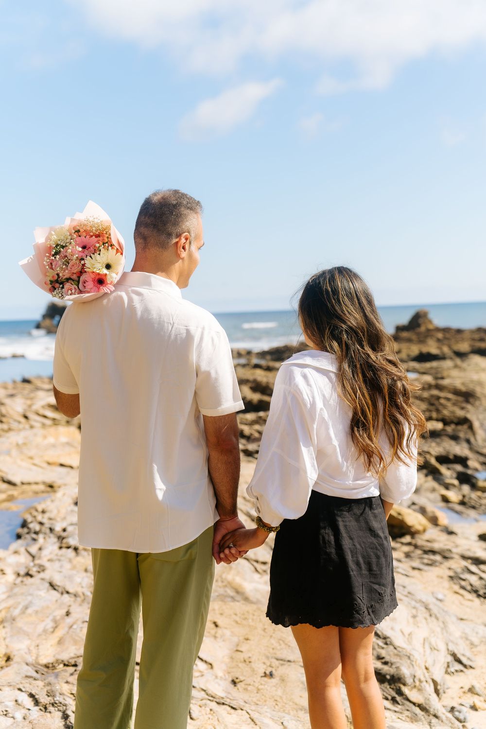 Surprised proposal for the couple!