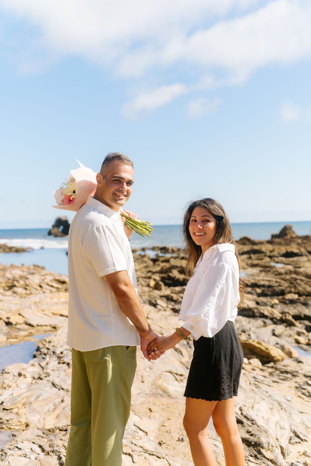 Surprised proposal for the couple!