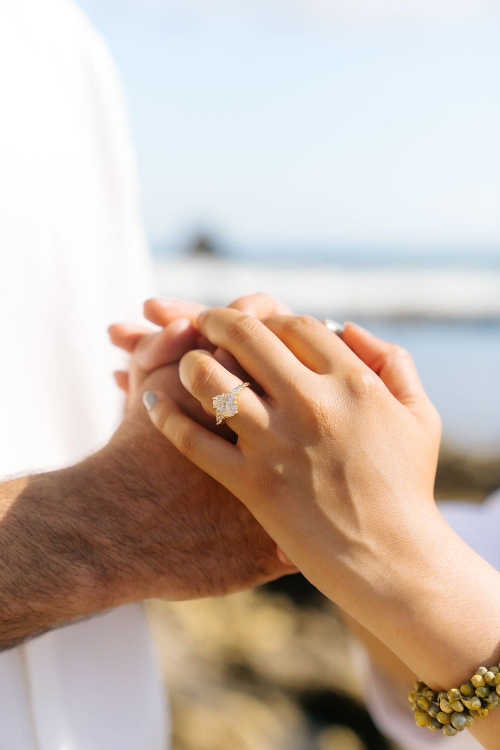 Beautiful ring to show off in their engagement photos