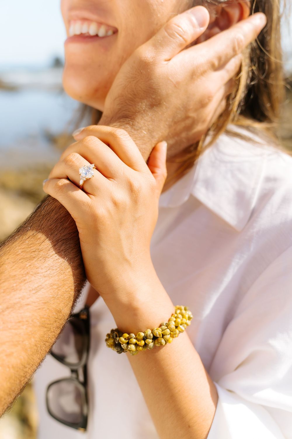 Beautiful ring to show off in their engagement photos
