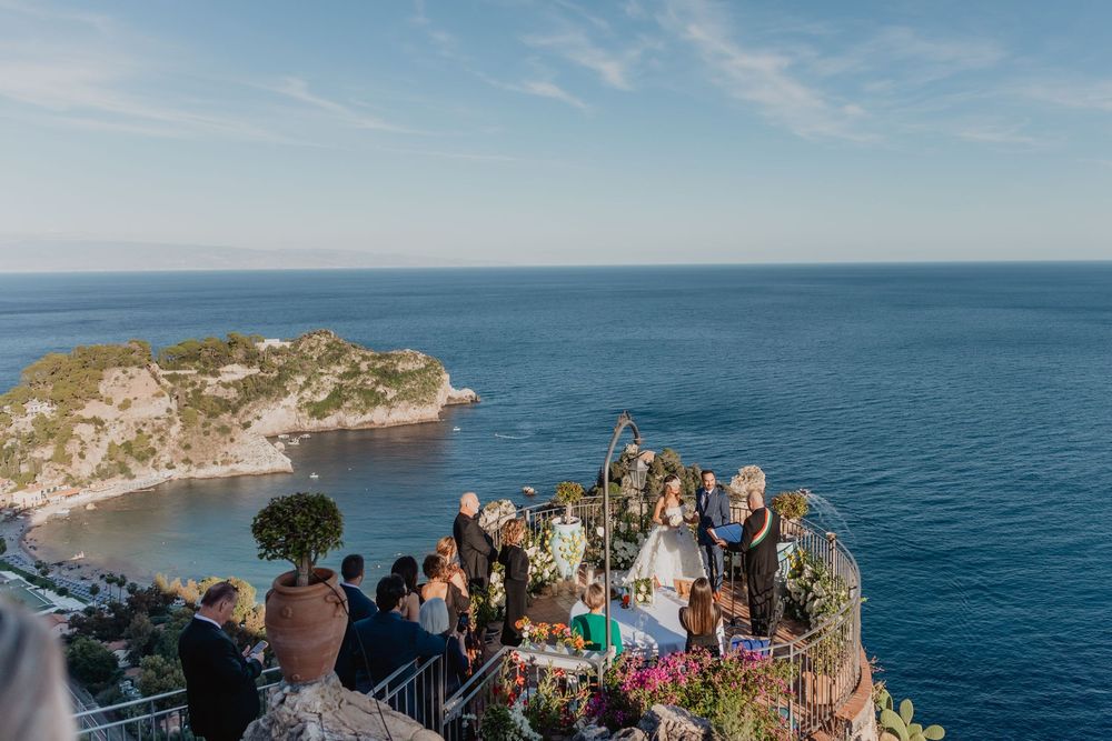 San Pietro terrace , isola bella view