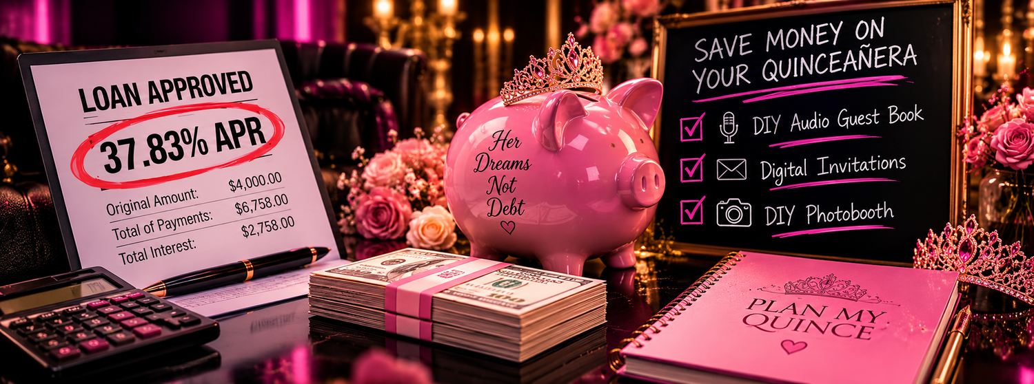Mansfield Quinceañera photography loan comparisons should include origination fees, interest charges, and the final amount owed in DFW.