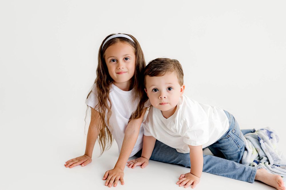 Sibling photoshoot in Menifee, California.