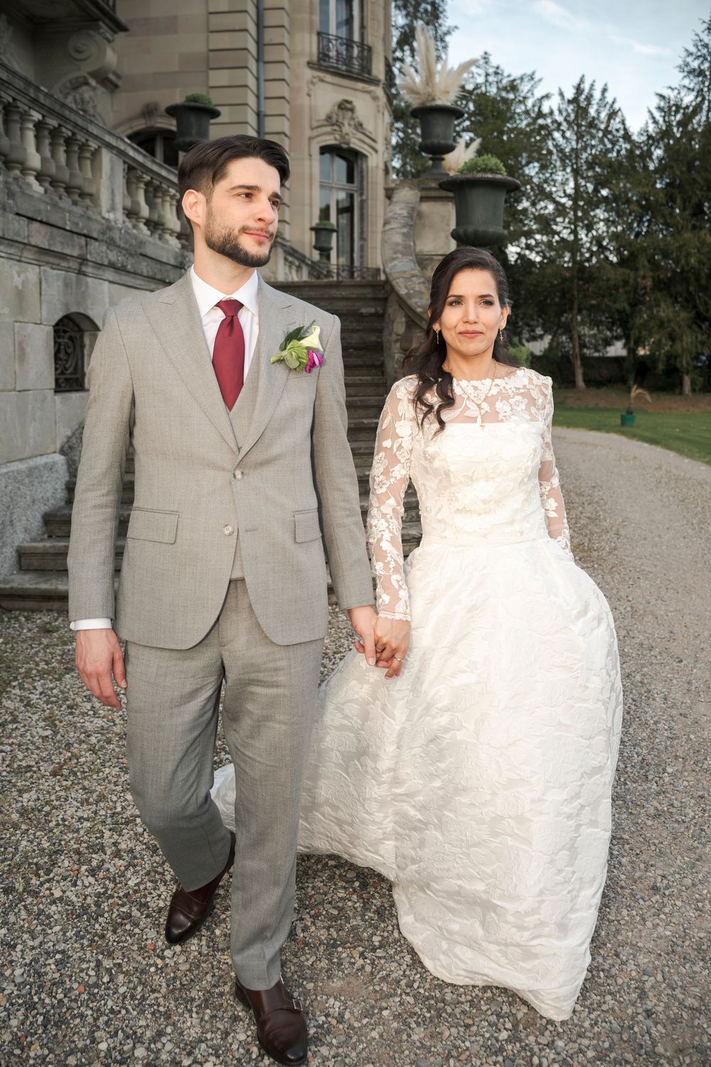 Séance photos de couple au château Burrus