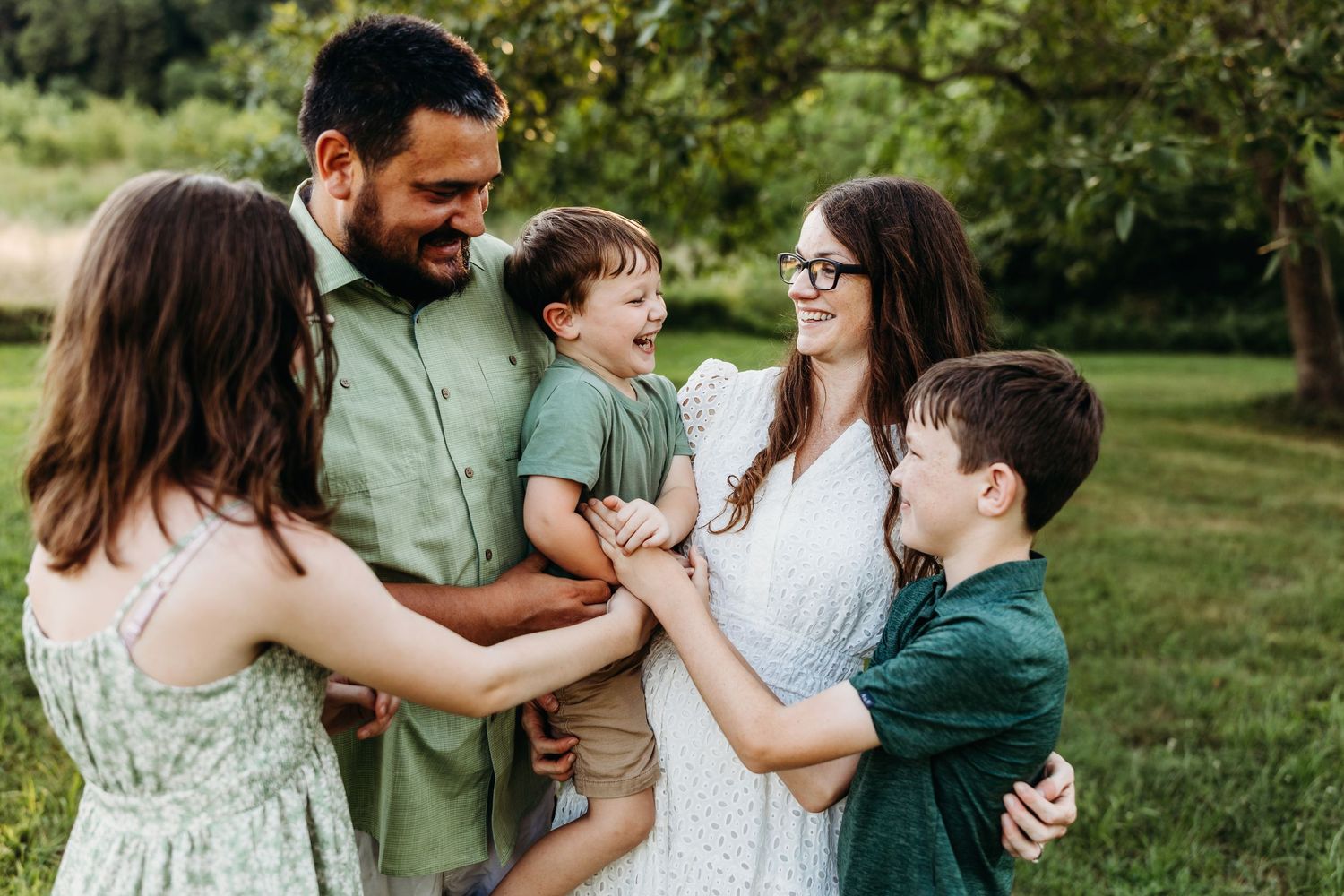 fun family photo session
