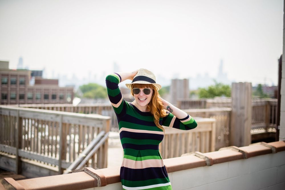 Ashley Aspiranti, real estate broker in Chicago, portrait session