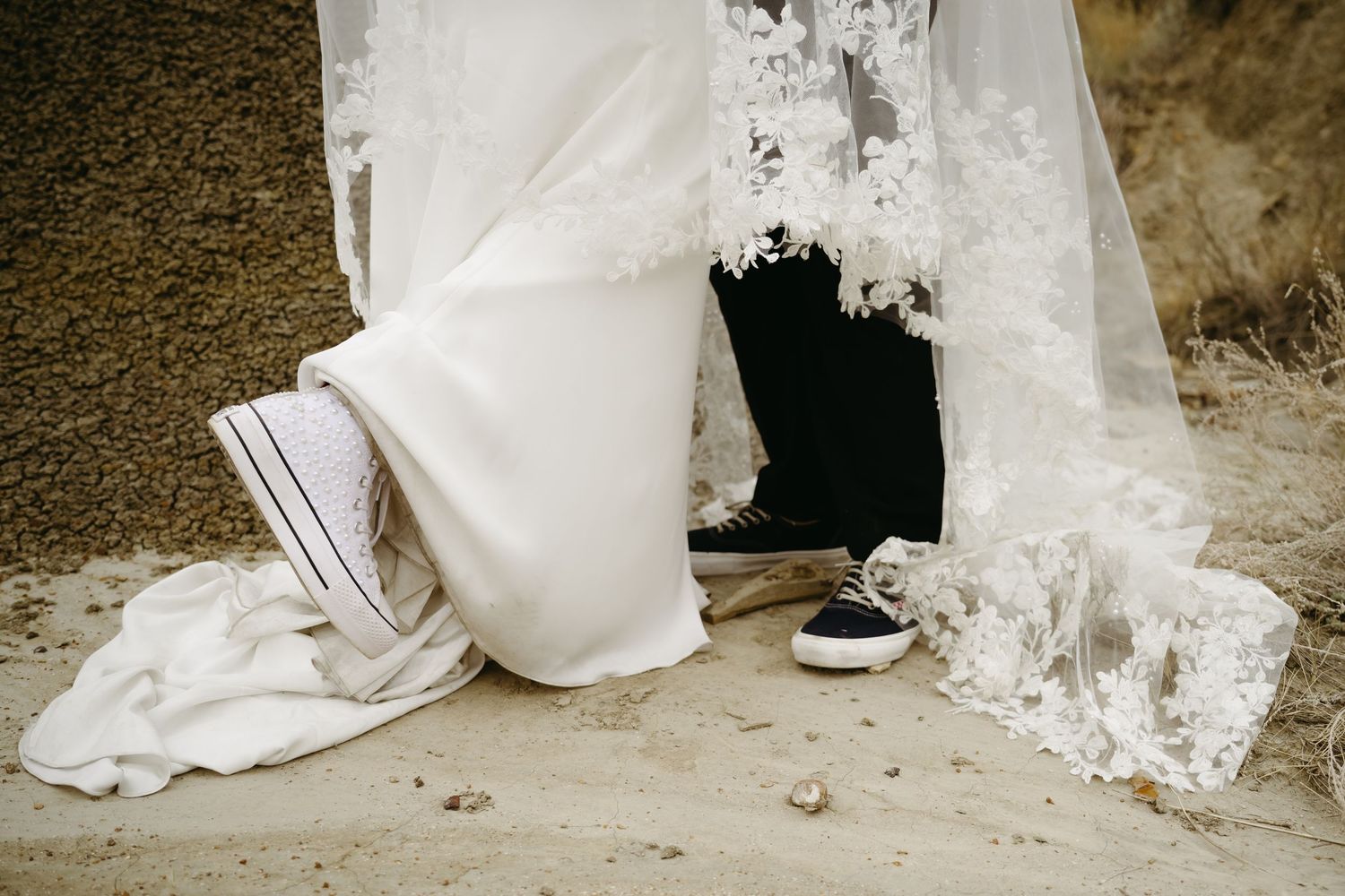 Drumheller Wedding Explore Alberta Elopement Bridal Portraits Dainty Develops Photography Bride Groom Travel Editorial Candid Wedding Photos