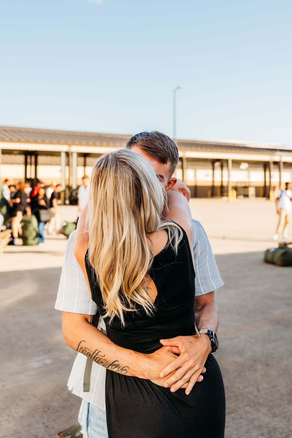 Couple is joyfully reunited after military deployment in Connecticut near New Haven and Branford CT