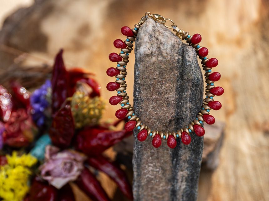 Product photography shot of bracelet